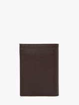 Portefeuille Porte-monnaie Cuir Etrier Marron madras EMAD5016