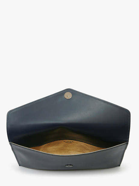 Pochette De Soirée L Paddock Cuir Etrier Bleu paddock EPAD075L vue secondaire 2